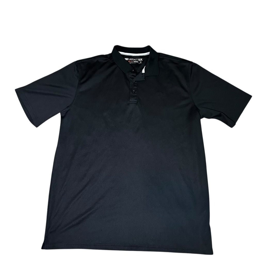 (Set Of 4) Ariat Tek Heat Series Polo Shirt Men's Size Large Short Sleeve